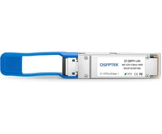 Qsfptek 2 vnt. 40g qsfp+ modulis lc single-mode transceiver 40gbase-lr4 skirtas cisco qsfp-40g-lr4 (1310nm, 10km, su ddm)