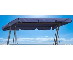 Quick star holivudinių sūpynių stogo uždangalas 210 x 145 cm mėlynas vandeniui atsparus universalus pakaitinis stogas sodo sūpynėms 3 vietų uv 50 sūpynių stogo pakaitinis uždangalas