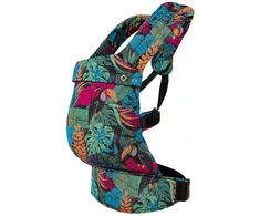 Qusy ergonomiškas nešyklė kūdikiui - Tuk Tuk Paradise - reguliuojama medvilninė nešyklė kūdikiui - komfortas kūdikiams 3.5-20kg - puikiai tinka ir unikalus dizainas