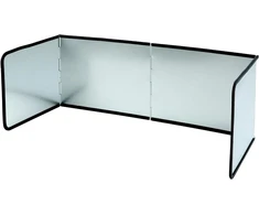 Qwork® apsauga nuo purslų virtuvės sienelė, apsauga nuo purslų sienelė viryklei, sulankstoma, 76 x 30 cm
