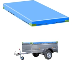 Qwork Tentelė priekabai 209x115x10 cm, 420d Pvc, su virve