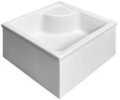 Radaway Naxos C kvadratinis gilus dušo padėklas 80x80