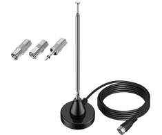 Radijo antena Fm Dab su magnetiniu pagrindu ir 3m kabeliu