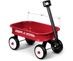 Radio Flyer klasikinis raudonasis žaislinis vagonėlis