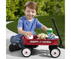 Radio Flyer klasikinis raudonasis žaislinis vagonėlis