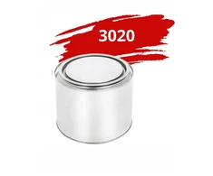Ral 3020 bazinis lakas 2:1 kubos raudonumo metalui plienui 0,5l