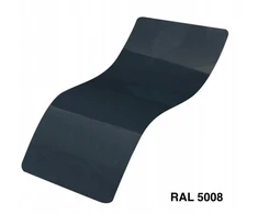 Ral 5008 poliesterinis miltelinis dažas, glotnus blizgesys