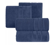 Rankšluostis Rankšluosčių komplektas 2 x 50x90cm + 2 x 70x140cm 500g medvilnė, tamsiai mėlynas