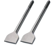Ranseners Sds-max plytelių kaltų rinkinys iš 2 dalių, platus kastuvo formos kaltas 300 x 75 mm, pagamintas iš itin grūdinto plieno