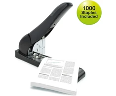 Rapesco 1551 Eco Hd-210 didelio našumo segiklis su 1000 vnt. 923/15 mm kabėmis, juodas