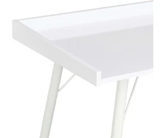 Rašomasis stalas, baltos spalvos, 90x50x79cm