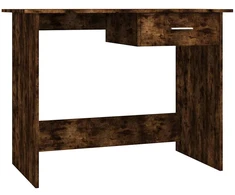 Rašomasis stalas, dūminio ąžuolo, 100x50x76cm, apdirbta mediena