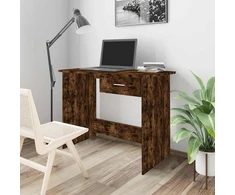 Rašomasis stalas, dūminio ąžuolo, 100x50x76cm, apdirbta mediena