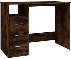 Rašomasis stalas, dūminio ąžuolo, 102x50x76cm, mediena