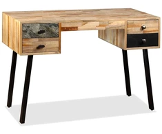 Rašomasis stalas, perdirbta mediena, 110x50x76cm