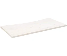 Rašomojo stalo stalviršis, baltas, 110x55x2,5cm, pušies masyvas