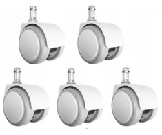 Ratukai kėdėms Biale Ikea 50 mm fi.10 mm