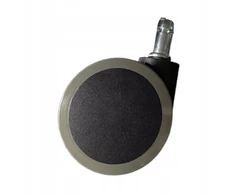 Ratukai kėdėms, pasukami, guminiai, skirti biuro kėdėms, rinkinys 5 vnt., 65 mm