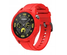 Raudonas dirželis su dėklu, skirtas Huawei Watch Gt4 46mm