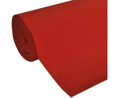 Raudonas kilimas 1 x 20 cm, labai sunkus 400g/m2
