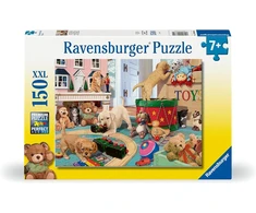 Ravensburger 150 detalių Xxl dėlionė „žaismingi šuniukai“ vaikams nuo 7 metų
