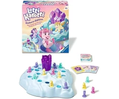 Ravensburger 22580 Lotti Karotti Unicorn Edition, gerai žinomo klasikinio žaidimo adaptacija su vienaragiais, linksmas lenktynių žaidimas 2–4 vaikams nuo 4 metų – dovanos gimtadieniui
