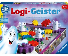 Ravensburger 25042 Logi-geister edukacinis žaidimas vaikams, skirtas mokytis, 2–4 žaidėjams nuo 5 iki 10 metų, vokiečių kalba