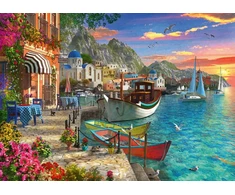 Ravensburger 2d dėlionė 1000 detalių: Nuostabi Graikija, senas dizainas
