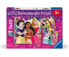 Ravensburger 3 x 49 Dėlionės Disney Princesės