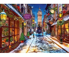 Ravensburger Dėlionė 12000578 Christmas Time Puzzle 1000 detalių vaikams ir suaugusiems nuo 14 metų, kalėdinė dėlionė