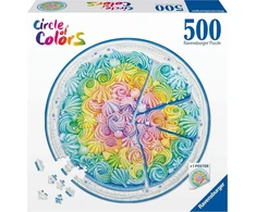 Ravensburger Dėlionė 17349 Circle of Colours Rainbow Cake 500 dalių apvali dėlionė suaugusiems ir vaikams nuo 12 metų