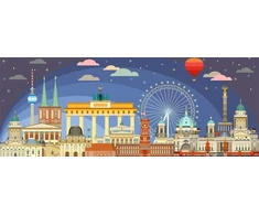 Ravensburger dėlionė 17394 Naktis Berlyne 1000 detalių dėlionė suaugusiems ir vaikams nuo 14 metų