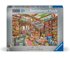 Ravensburger Dėlionė The Fantasy Toy Shop 1000 detalių, skirta suaugusiems - 12000006 - Rankdarbių įrankiai, pagaminta Vokietijoje, kiekviena detalė kartu