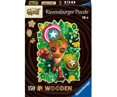 Ravensburger Medinė Dėlionė 150 Detalių su Figūrėlėmis