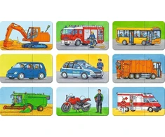 Ravensburger Pirmieji Dėlionės Vaikams: Gelbėjimo Transportas
