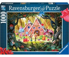 Ravensburger Puzzle 16950 Hansel and Gretel 1000 dalių dėlionė suaugusiems ir vaikams nuo 14 metų