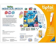 Ravensburger tiptoi 00103 Deep in the Sea of Words, žaidimas vaikams nuo 5-7 metų, skirtas 1-4 žaidėjams