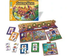 Ravensburger tiptoi žaidimas 00132 skaičių ragana, mokymasis skaičiuoti nuo 1 iki 10 vaikams nuo 3 metų