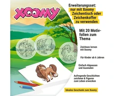 Ravensburger Xoomy Horses papildomas rinkinys Xoomy Midi arba Maxi, Xoomy papildomas rinkinys su 20 dizainų
