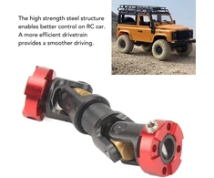 Rc pavaros veleno priedai, nerūdijančio plieno flanšas, universalus rc pavaros velenas, lengvas montavimas, stabilus važiavimas 1/10 (45–50 mm)