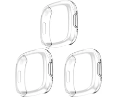 Rc-su 3 vnt. apsauginių Tpu dėklų nuo įbrėžimų ir ekrano apsaugų, skirtų fitbit sense 2/versa 4