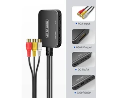 Rca į Hdmi keitiklis su laidu, Av į Hdmi adapteris