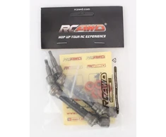 Rcawd Arrma Big Rock, Granite, Senton ir Vorteks 3s &amp; Mega - Arrma driveshaft komplektas (priekinis/galinis) atnaujinimo dalys, 2 vnt. - juodas