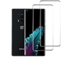 Rcokas Ekrano apsauga, skirta grūdinto stiklo oneplus 8 pro ekranui [2 vnt.] [atsparus įbrėžimams] [9h] [hd ekrano apsauga] skirta oneplus 8 pro 5g plėvelei