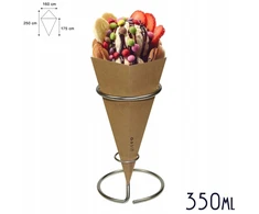 Rd studio vafliniai rageliai Bubble Waffle, 350 ml, burbuliniai vafliai, rudos spalvos, 100 vnt.