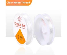 Redamancy elastinis juvelyrikos siūlas, 2 ritės 0,5 mm 1 mm guminis siūlas, skaidrus siūlas, elastinė juosta apyrankėms, nailoninis siūlas, skirtas karoliukų juvelyrikos apyrankių amatams