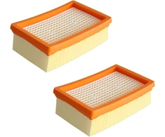 Rediboom 2 vnt. plokščių klostuotų filtrų, skirtų Kärcher universaliam dulkių siurbliui Wd4 / Wd5 / Wd6 / Mv4 / Mv5 / Mv6, pakeičia filtrą Kärcher 2.863-005.0