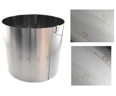 Reguliuojama torto forma 20cm aukščio, 18-30cm skersmens
