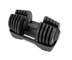 Reguliuojamas svarelis treniruotėms Trexo, plieniniai svarmenys, 40 kg, gumuotas, 40