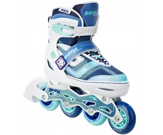 Reguliuojami riedučiai Raven Drill Baltas/mint 38-42
